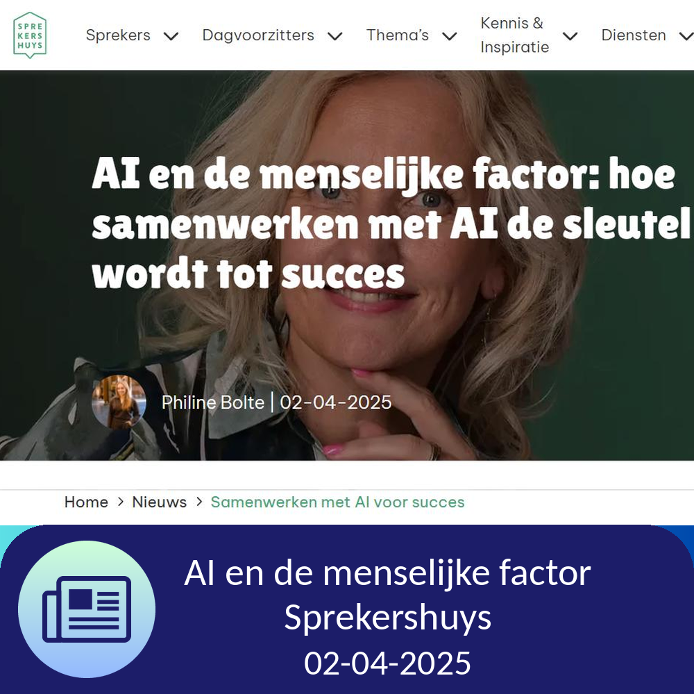 AI en de menselijke factor - Sprekershuys 02-04-2025 - Sprekershuys